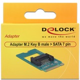 DeLOCK 62876 interface-kort/adapter Intern SATA, Serial ATA controller M.2, SATA, Grøn, 6 Gbit/sek., 22 mm, 42 mm