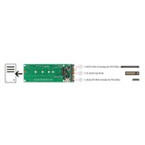 DeLOCK 63953 interface-kort/adapter Intern SAS, SATA M.2, SAS, SATA, 145 mm, 51 mm, 9 mm, SAS