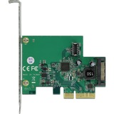 DeLOCK 89029 interface-kort/adapter Intern SATA, USB 3.2 Gen 2 (3.1 Gen 2), Interface card PCIe, SATA, USB 3.2 Gen 2 (3.1 Gen 2), PCIe 3.0, SATA, 10 Gbit/sek., Windows 10, Windows 10 x64, Windows 7, Windows 7 x64, Windows 8.1, Windows 8.1 x64