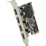 DeLOCK 89297 interface-kort/adapter Intern USB 3.2 Gen 1 (3.1 Gen 1), USB-controlleren PCIe, USB 3.2 Gen 1 (3.1 Gen 1), Sort, Sølv, PC, Windows 7 Home Premium, Windows 7 Home Premium x64, Windows 7 Professional, Windows 7 Professional..., 480 Mbit/s, Detail