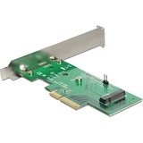 DeLOCK 89370 interface-kort/adapter Intern M.2, Controller PCIe, M.2, Grøn, Grå