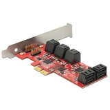 DeLOCK 89384 interface-kort/adapter Intern SATA, Serial ATA controller PCIe, SATA, 6 Gbit/sek.