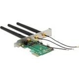 DeLOCK 89568 interface-kort/adapter Intern M.2, Netværkskort PCI-E, M.2, USB, Kasse, Trådløs