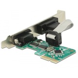DeLOCK 89918 interface-kort/adapter Intern Seriel PCIe, Seriel, PCIe 1.1, RS-232, WCH CH382L, 5, 6, 7, 8