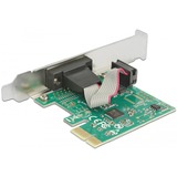 DeLOCK 89948 interface-kort/adapter Intern RS-232 PCIe, RS-232, Grøn, Kina, ASIX AX99100, 256 B