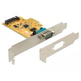 DeLOCK 90293 interface-kort/adapter Intern RS-232, Konverter PCIe, RS-232, Lavprofil, PCIe 2.0, SUN2212, 0,0001152 Gbit/sek.