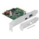 DeLOCK 90299 interface-kort/adapter Intern USB 3.2 Gen 1 (3.1 Gen 1), USB-controlleren PCIe, USB 3.2 Gen 1 (3.1 Gen 1), PCIe 3.0, Kina, Asmedia ASM3142, 10 Gbit/sek.