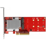 DeLOCK 90305 interface-kort/adapter Intern M.2 PCIe, M.2, Lavprofil, PCIe 3.0, Asmedia ASM2824, 32 Gbit/sek.