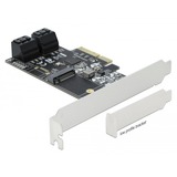 DeLOCK 90396 interface-kort/adapter Intern M.2, SATA PCIe, M.2, SATA, Sort, Grøn, Grå, 6 Gbit/sek., SATA