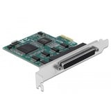 DeLOCK 90411 interface-kort/adapter Intern RS-232, Interface card PCIe, RS-232, PCIe 1.1, RS-232, Grøn, 0,45 m