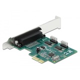 DeLOCK 90413 interface-kort/adapter Intern Parallel, RS-232, Interface card PCIe, Parallel, RS-232, PCIe 1.1, RS-232, Kina, 0,0004608 Gbit/sek.