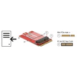 DeLOCK Adapter Mini PCIe>M.2 Key E Slot 