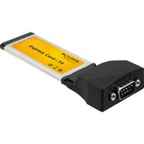 DeLOCK Express Card to 1x serial interface-kort/adapter ExpressCard, 0,2 Mbit/s, Ledningsført, Windows 2000/XP/XP-64/Server-2003/Vista/Linux ~ Kernel 2.4.x/MAC, 1 x RS-232, DB9, Detail