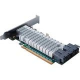 HighPoint SSD7120 RAID controller PCI Express x8 3.0 8 Gbit/sek., RAID-kort PCI Express 3.0, SATA, PCI Express x8, 0, 1, 1+0, JBOD, 8 Gbit/sek., Low Profile MD2 Card, CLI, API package