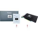 HighPoint SSD7505 intern solid state drev M.2 32768 GB PCI Express 4.0 NVMe, RAID-kort 32768 GB, M.2, 16 Gbit/sek.