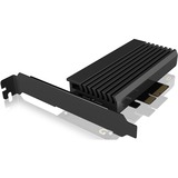 ICY BOX IB-PCI214M2-HSL interface-kort/adapter Intern M.2 Sort, PCIe, M.2, PCIe 3.0, Sort, Passiv, Kina