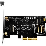 SilverStone ECM20 interface-kort/adapter Intern PCIe, SATA, Serial ATA controller M.2, PCIe, SATA, Sort