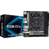 ASRock B550M-ITX/ac AMD B550 Stik AM4 mini ITX, Bundkort Sort/grå, AMD, Stik AM4, 3rd Generation AMD Ryzen™ 3, 3rd Generation AMD Ryzen 5, 3rd Generation AMD Ryzen™ 7, 3rd..., DDR4-SDRAM, 64 GB, DIMM