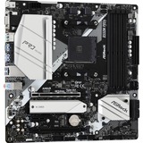 ASRock B550M Pro4 AMD B550 Stik AM4 micro ATX, Bundkort AMD, Stik AM4, 3rd Generation AMD Ryzen™ 3, 3rd Generation AMD Ryzen 5, 3rd Generation AMD Ryzen™ 7, 3rd..., Stik AM4, DDR4-SDRAM, 128 GB