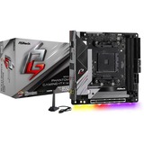 ASRock B550 Phantom Gaming-ITX/a AMD B550 Stik AM4 mini ITX, Bundkort AMD, Stik AM4, 3rd Generation AMD Ryzen™ 3, 3rd Generation AMD Ryzen 5, 3rd Generation AMD Ryzen™ 7, 3rd..., DDR4-SDRAM, 64 GB, DIMM