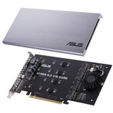 ASUS HYPER M.2 X16 CARD V2 interface-kort/adapter Intern, Controller PCIe, M.2, PCIe 3.0, 128 Gbit/sek., 202 mm, 13 mm