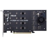 ASUS HYPER M.2 X16 CARD V2 interface-kort/adapter Intern, Controller PCIe, M.2, PCIe 3.0, 128 Gbit/sek., 202 mm, 13 mm