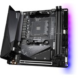 GIGABYTE B550I AORUS PRO AX AMD B550 Stik AM4 mini ITX, Bundkort AMD, Stik AM4, 3rd Generation AMD Ryzen™ 3, 3rd Generation AMD Ryzen 5, 3rd Generation AMD Ryzen™ 7, 3rd..., DDR4-SDRAM, 64 GB, DIMM