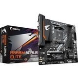 GIGABYTE B550M AORUS ELITE bundkort AMD B550 Stik AM4 micro ATX Sort/grå, AMD, Stik AM4, AMD Ryzen 3000 Series, AMD Ryzen 4000 Series, AMD Ryzen 5000 Series, Stik AM4, DDR4-SDRAM, 128 GB