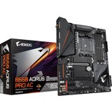 GIGABYTE B550 AORUS Pro AC Stik AM4 ATX, Bundkort AMD, Stik AM4, 3rd Generation AMD Ryzen™ 3, 3rd Generation AMD Ryzen 5, 3rd Generation AMD Ryzen™ 7, 3rd..., DDR4-SDRAM, 128 GB, DIMM