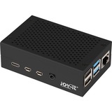 Joy-IT Aluminiums kabinet til Raspberry Pi 4 B, Boliger Sort