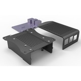Joy-IT Aluminiums kabinet til Raspberry Pi 4 B, Boliger Sort