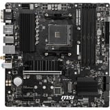 MSI B550M PRO-VDH WIFI bundkort AMD B550 Stik AM4 micro ATX Sort, AMD, Stik AM4, 3rd Generation AMD Ryzen™ 3, 3rd Generation AMD Ryzen 5, 3rd Generation AMD Ryzen™ 7, 3rd..., DDR4-SDRAM, 128 GB, DIMM