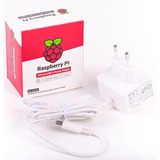 Raspberry Pi Foundation Officiel White Raspberry Pi 5.1A/3A PSU, Strømforsyning Hvid, Bulk