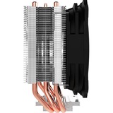 Alpenföhn Ben Nevis Processor Køler 12 cm Sort, Kobberfarve, Sølv, Hvid, CPU køler Køler, 12 cm, 400 rpm, 1600 rpm, 20,2 dB, 95,14 m³/t