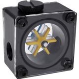 Alphacool 1011889 Computerkølesystem, dele og tilbehør Kølerlegeme, Flow indikatorer Sort, Kølerlegeme, Acetal, Nylon, Plextonium, Sort, Blå, Transparent, Gul, 32,1 mm, 44,5 mm, 48,4 mm