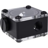 Alphacool 1011889 Kølerlegeme, Flow indikatorer Sort, Kølerlegeme, Acetal, Nylon, Plextonium, Sort, Blå, Transparent, Gul, 32,1 mm, 44,5 mm, 48,4 mm