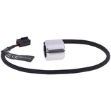 Alphacool 15326 Computerkølesystem, dele og tilbehør, LED Strip Chrome/Blå, Messing, Krom, 3-stikben, 1 farver, 10 mm, 20 mm