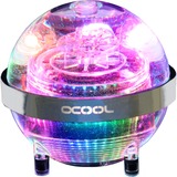 Alphacool 15362 Computerkølesystem, dele og tilbehør Pumpe og reservoir, Ekspansion tank gennemsigtig, Pumpe og reservoir, Acetal, Messing, Nylon, Krom, Transparent, 128 mm, 117,5 mm, 128 mm