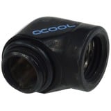 Alphacool 17045 Computerkølesystem, dele og tilbehør Fittings, Forbindelse Sort, Fittings, Messing, Sort, 1,6 cm