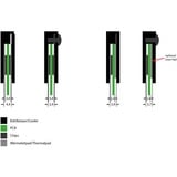 Alphacool 17268 Computerkølesystem, dele og tilbehør Vandblok, Køleplade Sort, Vandblok, Aluminium, Sort, 2 stk