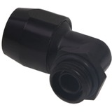 Alphacool 17455 Computerkølesystem, dele og tilbehør Montering, Forbindelse Sort, Montering, Messing, Sort, 1/4", 90°, 27 mm