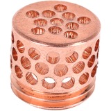 Alphacool Bubble Down G1/4, Flow indikatorer kobber, Kobber, Sort, 4 g