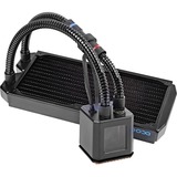 Alphacool Eisbaer 240 CPU Processor Alt-i-en væskekøler 12 cm Sort, Vandkøling Sort, Alt-i-en væskekøler, 12 cm, 29 dB, 63,85 kubikfod/min., Sort