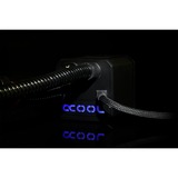 Alphacool Eisbaer 240 CPU Processor Alt-i-en væskekøler 12 cm Sort, Vandkøling Sort, Alt-i-en væskekøler, 12 cm, 29 dB, 63,85 kubikfod/min., Sort