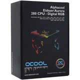 Alphacool Eisbaer Aurora 280 Processor Alt-i-en væskekøler 14 cm Sort 1 stk, Vandkøling Sort, Alt-i-en væskekøler, 14 cm, 71 m³/t, Sort