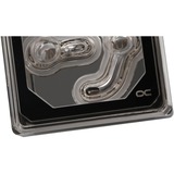 Alphacool Eisblock XPX Aurora Edge Vandblok, CPU køler gennemsigtig/Sort, Vandblok, Messing, Cooper, Plexiglas, Sort, LGA 1150 (stik H3), LGA 1151 (stik H4), LGA 1155 (Socket H2), LGA 1200 (Socket H5), LGA 2011..., CE, FC, ROHS, 70 mm