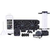 Alphacool Eissturm Hurricane Copper 45 Processor Væskekølingssæt 12 cm Sort 1 stk, Vandkøling Væskekølingssæt, 12 cm, 81 m³/t, Sort