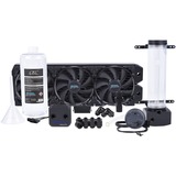 Alphacool Eissturm Hurricane Copper 45 Processor Væskekølingssæt 14 cm Sort 1 stk, Vandkøling Væskekølingssæt, 14 cm, 130 m³/t, Sort