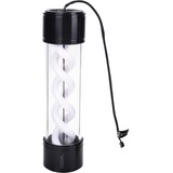 Alphacool Helix Eisbecher 250, Ekspansion tank Sort/Hvid, Aluminium, Sort, Hvid, 0,34 L, 250 mm, 6,5 cm, Væske
