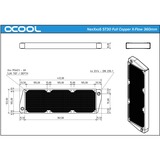 Alphacool NexXxoS ST30 Radiator Sort, Radiator, Messing, Kobber, Stål, Sort, 12 cm, 124 mm, 413 mm